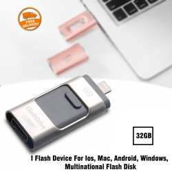 N York I Flash Device For Ios, Mac, Android, Windows, Multinational Flash Disk, 32GB, High Speed, I-132